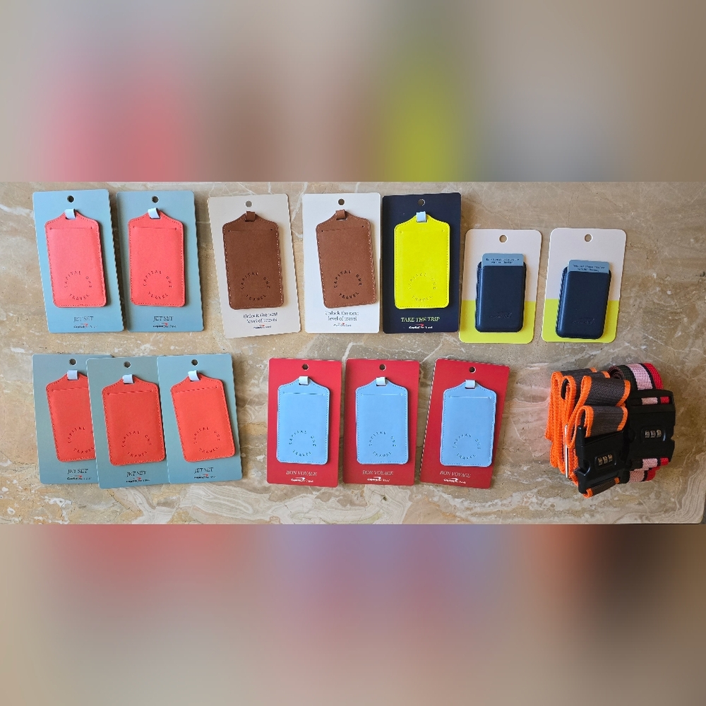 Capital One Travel Luggage Tags, Luggage Straps & Travel Wallets